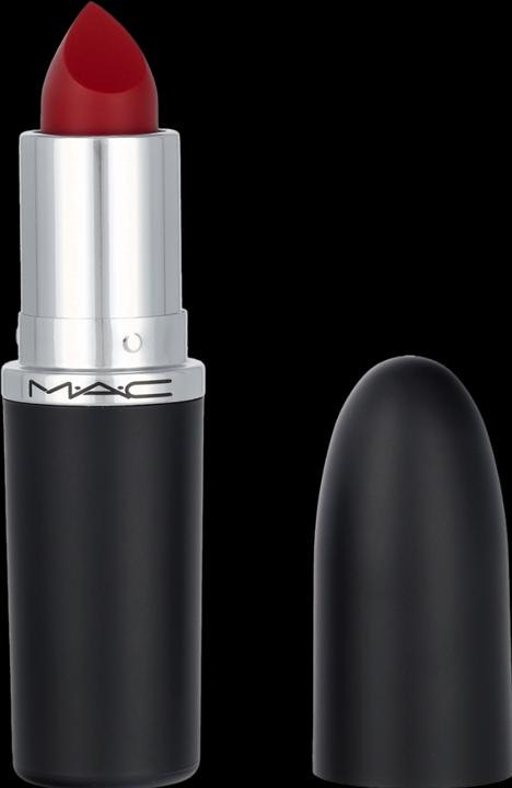 Actual product image MAC Cosmetics MACximal Sleek Satin Lipstick BRAVE RED (Brave Red)