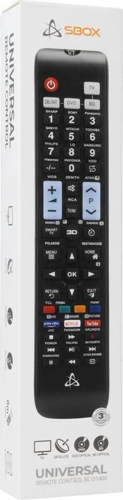 Produktbild Sbox RC-01400 Universal Remote Control (Universal Fernbedienung)