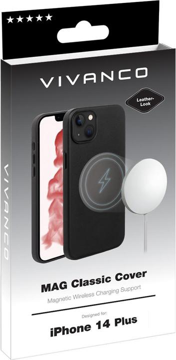 Actual product image Vivanco Mag Classic Backcover Apple iPhone 14 Plus Black (Apple iPhone 14 Plus)