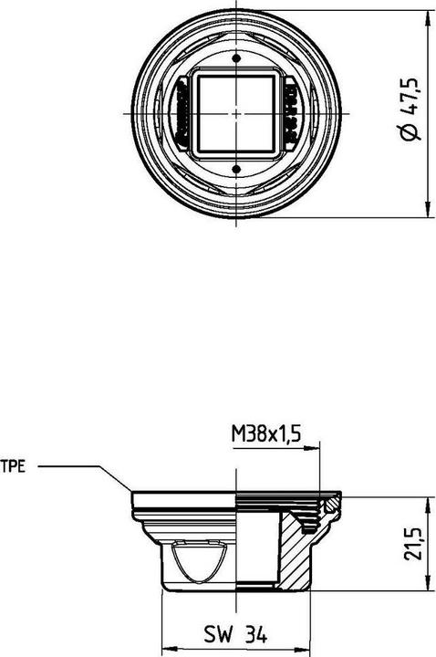 Image du produit Conta-Clip KDS-R 20-32 BK Passe-câble Polyamide 6.6 Noir 5 pcs. (Trou de câble, 4.65 cm)
