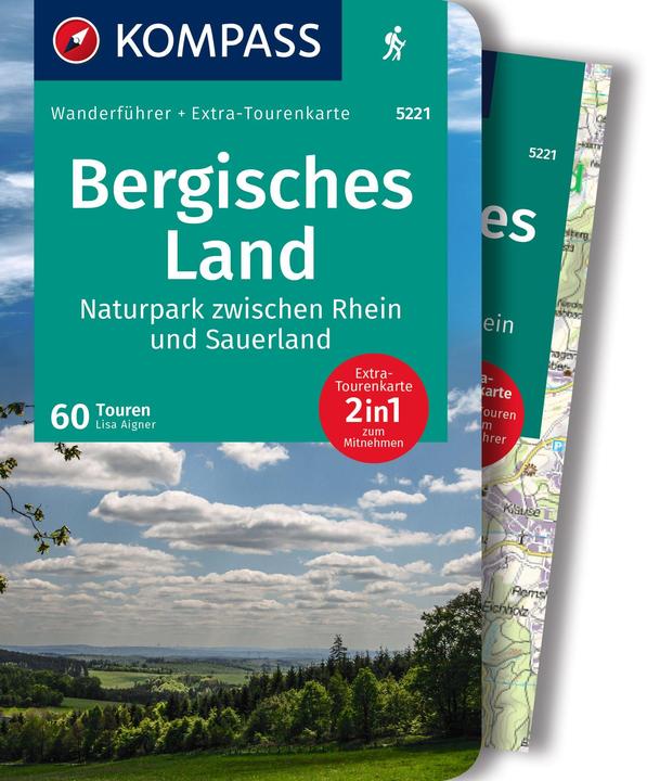 Produktbild Wanderführer Bergisches Land, Naturpark zwischen Rhein und Sauerland, 60 Touren (Deutsch, Lisa Aigner, 2023)