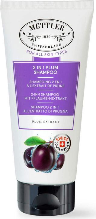 Actual product image Mettler1929 2-In-1 Shampoo with Plum Extract (200 ml, Liquid shampoo)