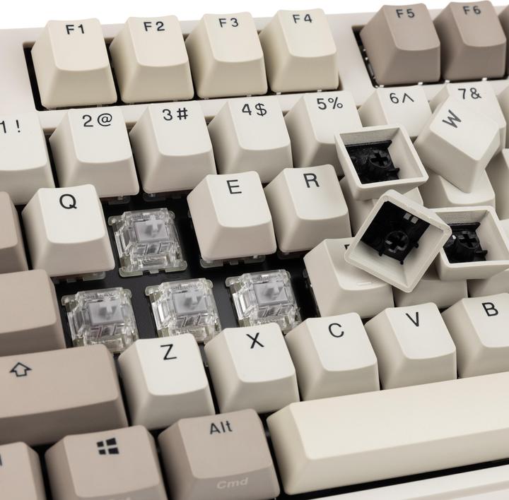 Image du produit Ducky Clavier de jeu Origin Vintage, Cherry MX-Speed-Silver (US) (US, Filaire)