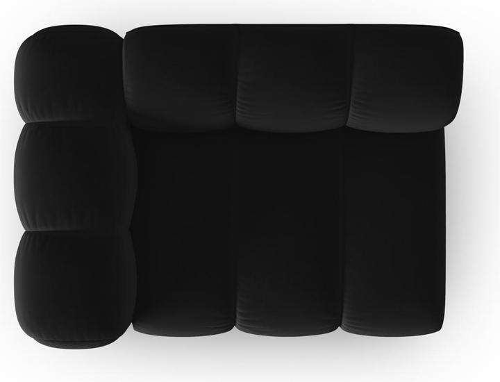Actual product image Micadoni Velvet Modul Left, "Lupine", 1 Seat, 115x95x70Made in Europe (2 person sofa, 3-seater, 4-seater)