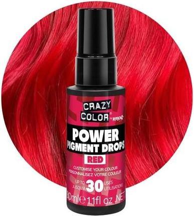 Actual product image Crazy Color Red Power Pigments Ultra Concentrated Custom Toner & Semi-Permanent Dye Vegan Formula 30