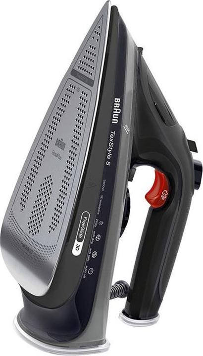 Actual product image Braun TexStyle 5 SI 5088 BK Dry & Steam Iron EloxalPlus soleplate (2800 W, 220 g/min)