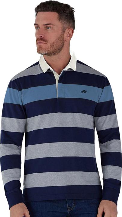 Immagine prodotto Raging Bull Camicia da Rugby Strisce Irregolari Manica Lunga Uomo (6XL)