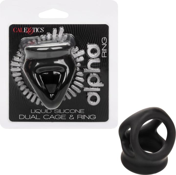 Produktbild CalExotics Alpha™ Liquid Silicone Dual Cage & Ring (3.75 cm)