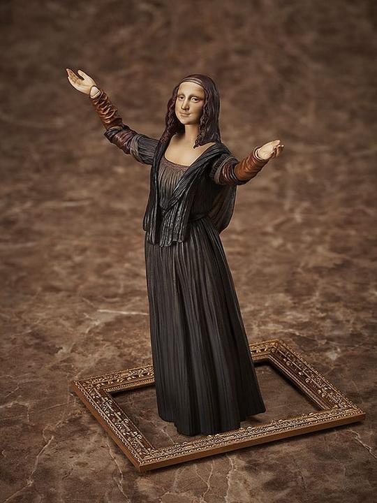 Actual product image FREEing The Table Museum figurine Figma Mona Lisa by Leonardo da Vinci 14 cm