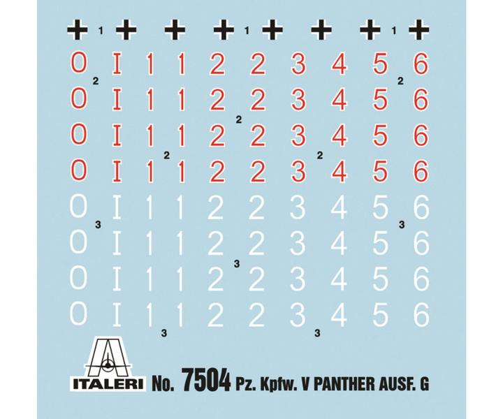 Actual product image Italeri Pz.Kpfw.V Panther Ausf.G