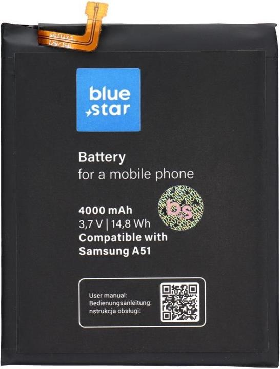 Produktbild Partner Telecom Akku Blue Star BLUE STAR PREMIUM Akku für SAMSUNG A51 4000 mAh