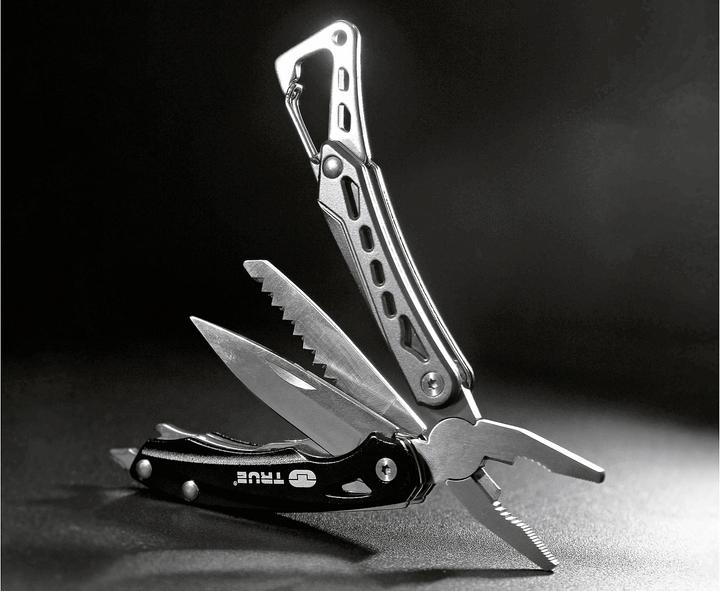 Actual product image True Utility Stainless steel multitool 'Seven' TU180 K (7 Functions)