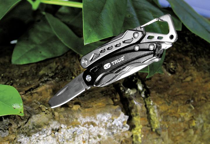 Actual product image True Utility Stainless steel multitool 'Seven' TU180 K (7 Functions)