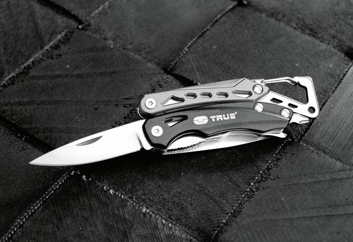Actual product image True Utility Stainless steel multitool 'Seven' TU180 K (7 Functions)