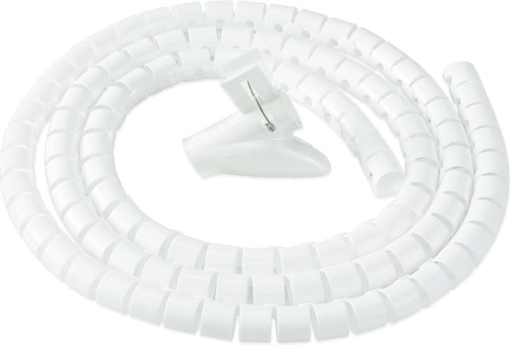 Actual product image Fellowes Cable bundler Cable Zip, white, length: 2.0 m Cable routing and protection system, diameter: 20 mm (Plastic cable ties, 20000 mm, 1 pcs.)