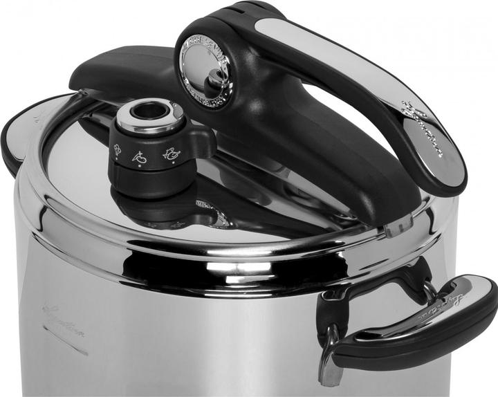 Actual product image Lagostina Pressure cooker Novia, 22 cm, 7 L (22 cm, Steam cooker, Stainless steel)