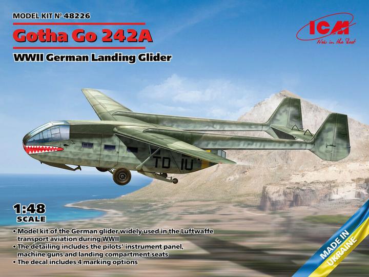 Produktbild ICM Gotha Go 242A, WWII German Landing Glider
