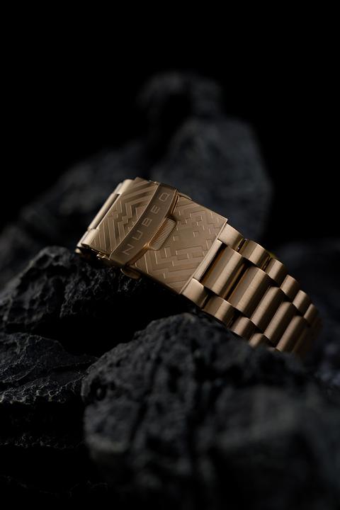 Actual product image Nubeo NB-6082-SI-33 Men's watch Quasar Automatic Limited 48mm 20ATM