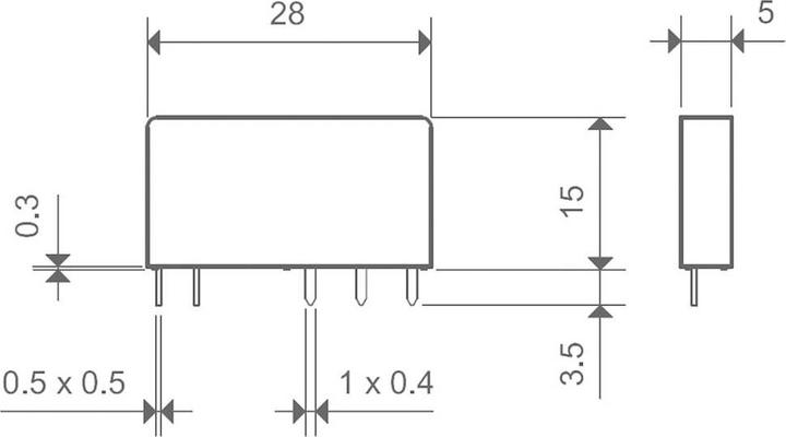 Nutritional values and ingredients Finder S.p.A. 34.51.7.024.5010 Print relay 24 V/DC 6 A 1 change-over contact 1 pc (34.51.7.024.5010)
