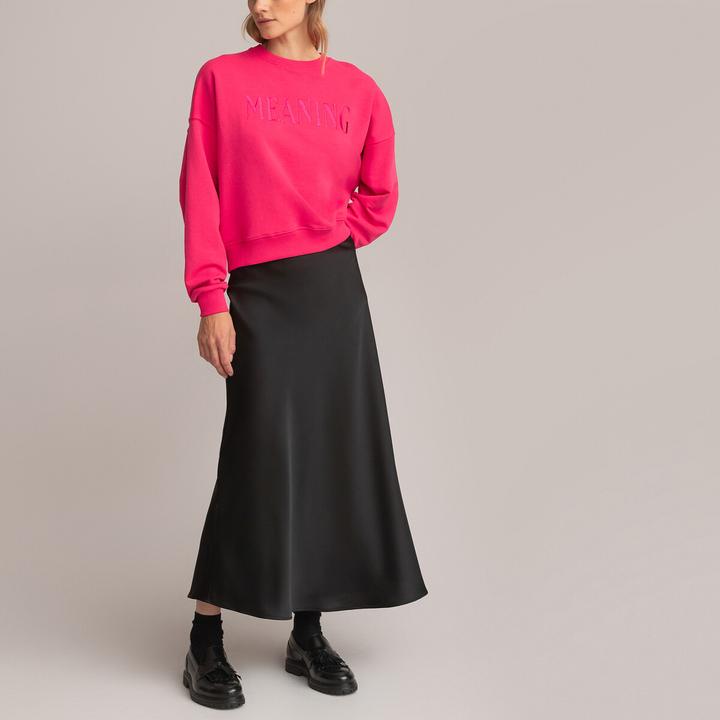 Produktbild La Redoute Collections Ausgestellter Maxirock aus mattem Satin (32)