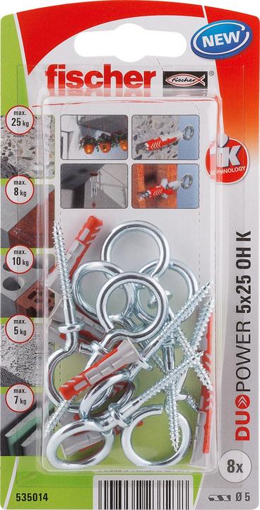 Fischer SB Tassello ad albero lungo SXR (8 pz.)