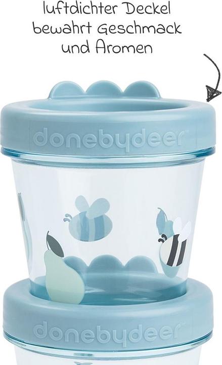 Actual product image Done by Deer Nahrungsbehälter & Portionierer Aufbewahrungsbehälter 2er Pack - Tiny Farm