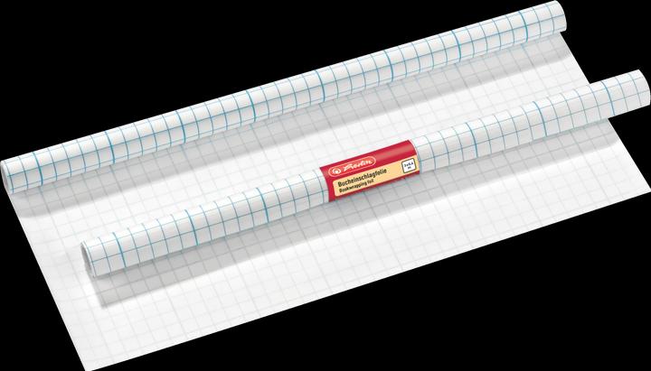 Immagine prodotto Herlitz Foglio di protezione per libri, 400 mm x 3 m, PP, trasparente autoadesivo, linee a griglia sulla (1 x)