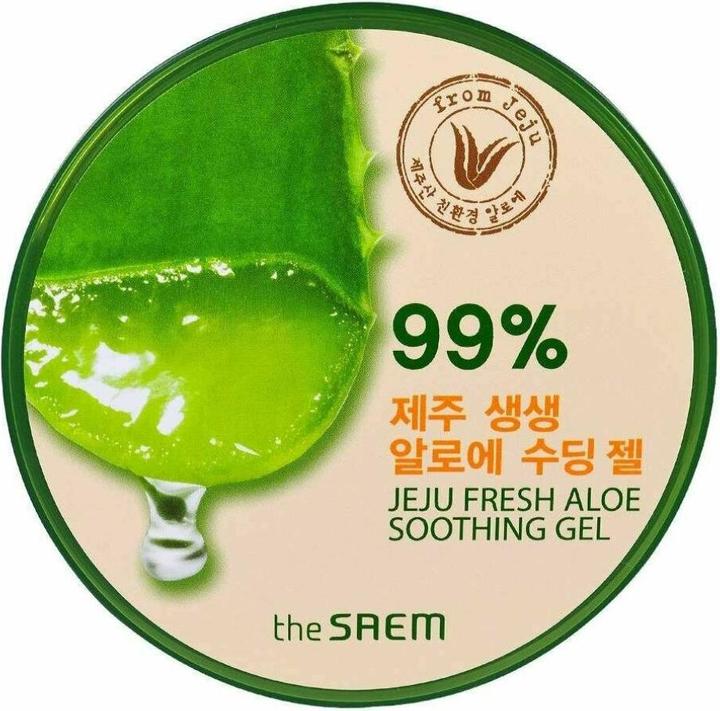 Image du produit The Saem face cream Jeju Fresh Aloe Soothing Gel hydratant aloe vera gel 300ml (300 ml, Gel visage)