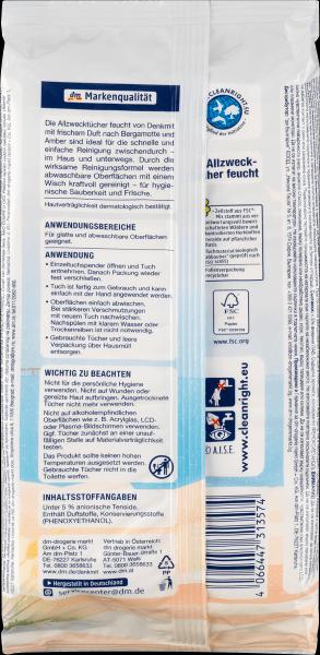 Produktbild dm Denkmit Feuchte Allzwecktücher (100 Stück)