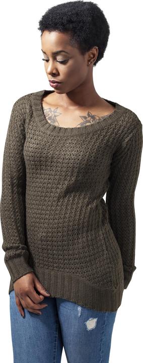 Image du produit Urban Classics Ladies Long Wideneck Sweater (XS)