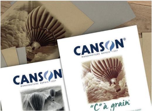Produktbild Canson Pastellblock C' à grain ocker (A4)