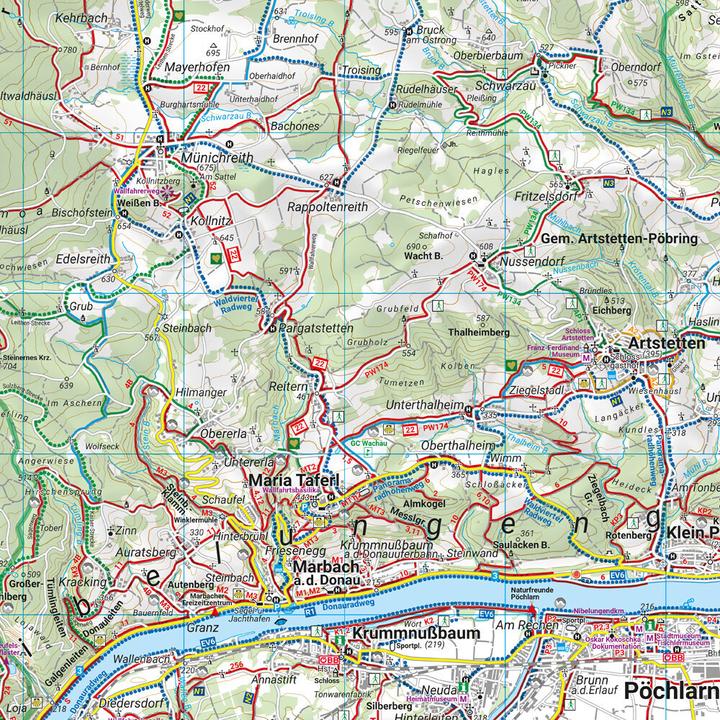 Produktbild Wachau, Wander-, Rad- und Freizeitkarte
