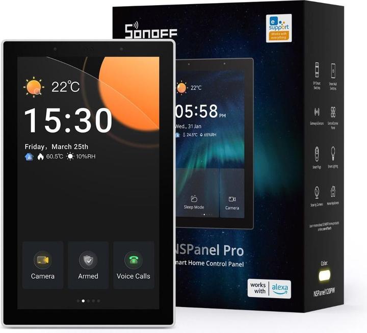 Produktbild Sonoff NSPanel Pro 120 Smart Control Panel Matter WiFi/Bluetooth/ZigBee (white)