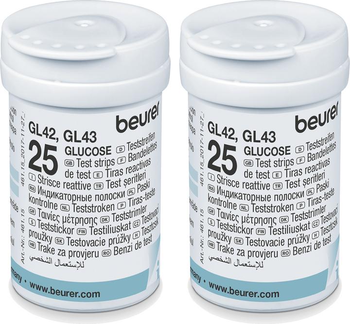 Image du produit Beurer GL 42 Bandelettes de test de la glycémie (Bandelette réactive)