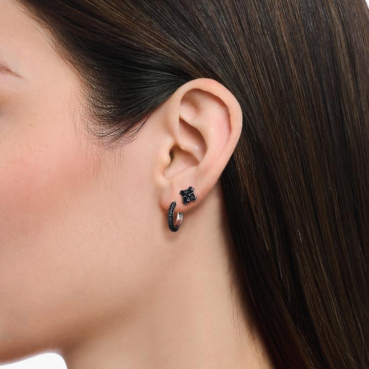 Immagine prodotto Thomas Sabo Orecchini a perno con design a 4 angoli (Annerito, Argento 925)