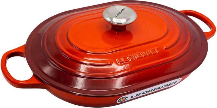 Actual product image Le Creuset Oblong Signature 31cm, oval (31 cm, Casserole + Stewpot, Cast iron)