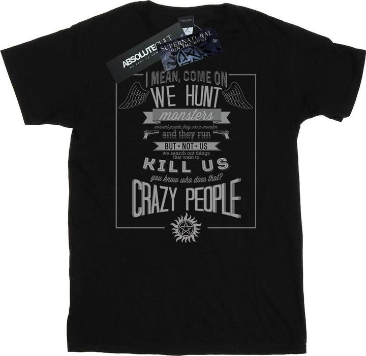 Supernatural Crazy People TShirt (XL)