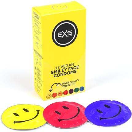Productafbeelding EXS Smiley Face Regular - Condoms - 12 Pieces (12 Pcs.)