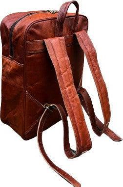 Immagine prodotto Only-Bags.Store Zaino in pelle, zaino da viaggio, zaino roll top in pelle marrone, borsa per laptop, Unisex
