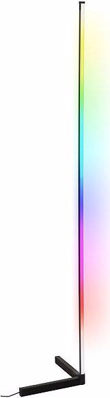 Immagine prodotto Luminea WLAN-LED-Steh-/Eck-Leuchte mit App, 12 Watt, schwarz (750 lm)