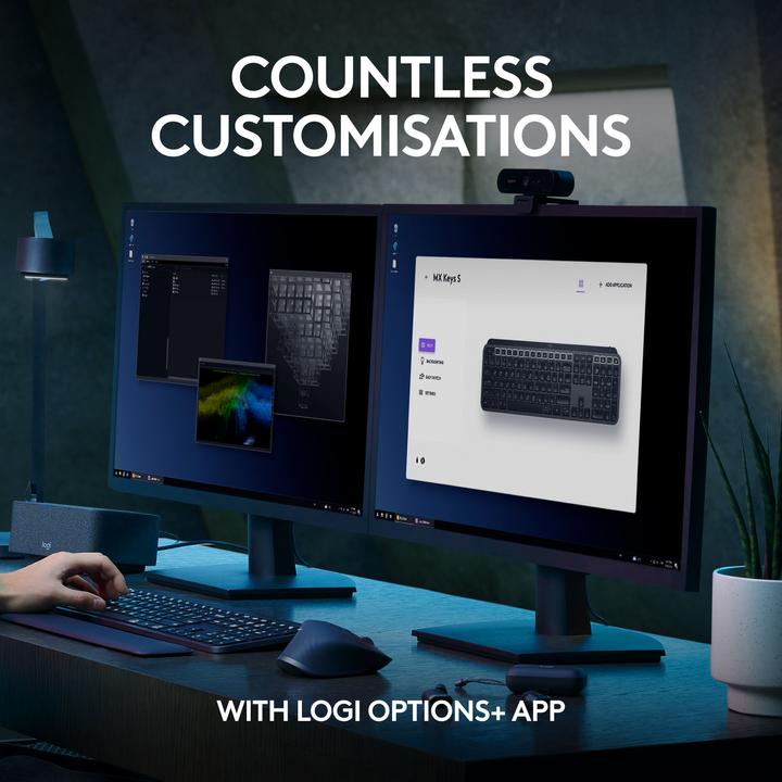 Actual product image Logitech MX Keys S Plus (DE, Wireless)