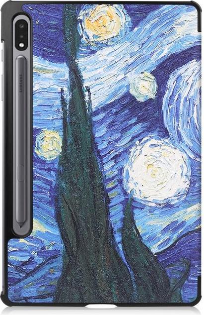 Actual product image MU Style Triple folding cover with pattern (Galaxy Tab S7)