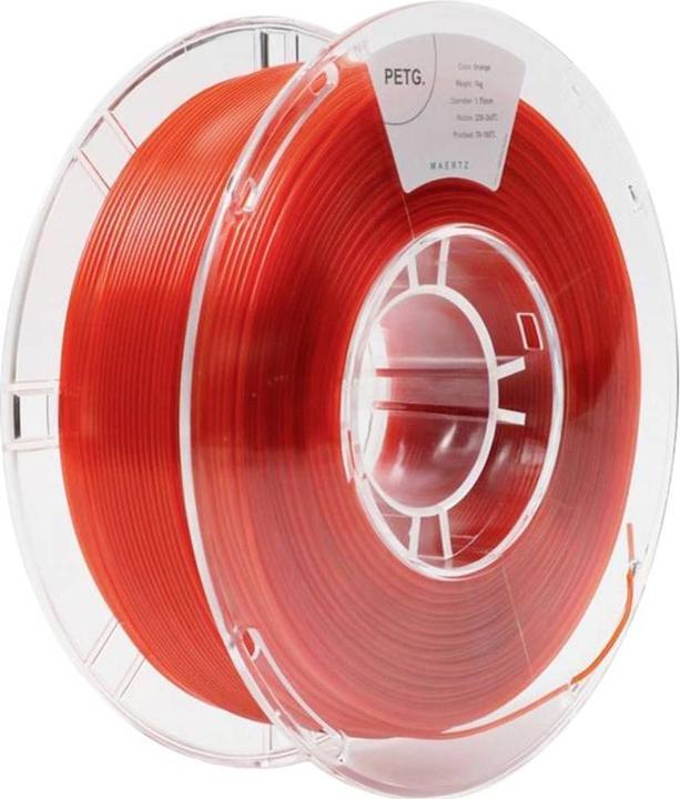 Immagine prodotto Maertz PETG Orange 1,75 mm 1.000 g (PETG, 1.75 mm, 1000 g, Arancia)