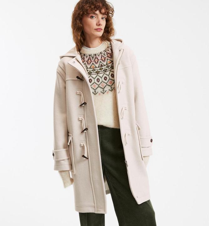 Immagine prodotto La Redoute Collections Halblanger Dufflecoat mit Kapuze (M)
