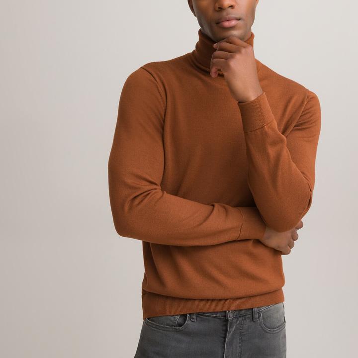 Produktbild La Redoute Collections Rollkragenpullover aus 100% Merinowolle (XL)