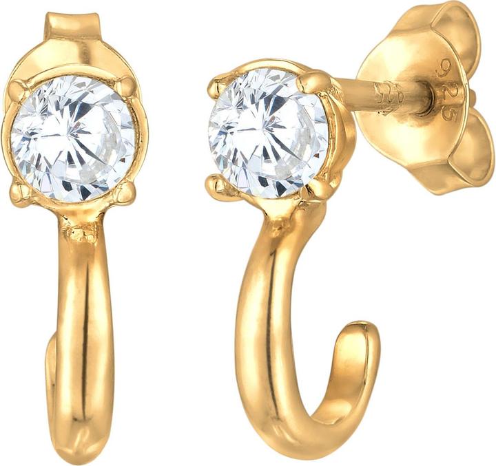 Image du produit Elli Boucles d'oreilles Créoles Zirconia Argent 925 (Argent sterling 925, Zircone)
