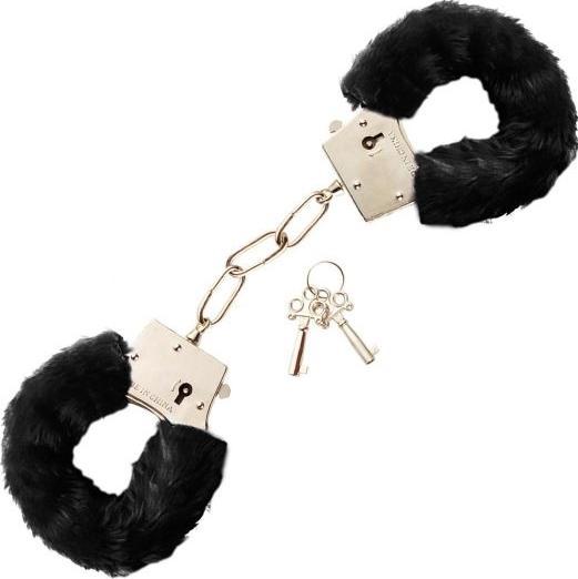Actual product image Widmann Handschellen Mit Schwarzem Fell