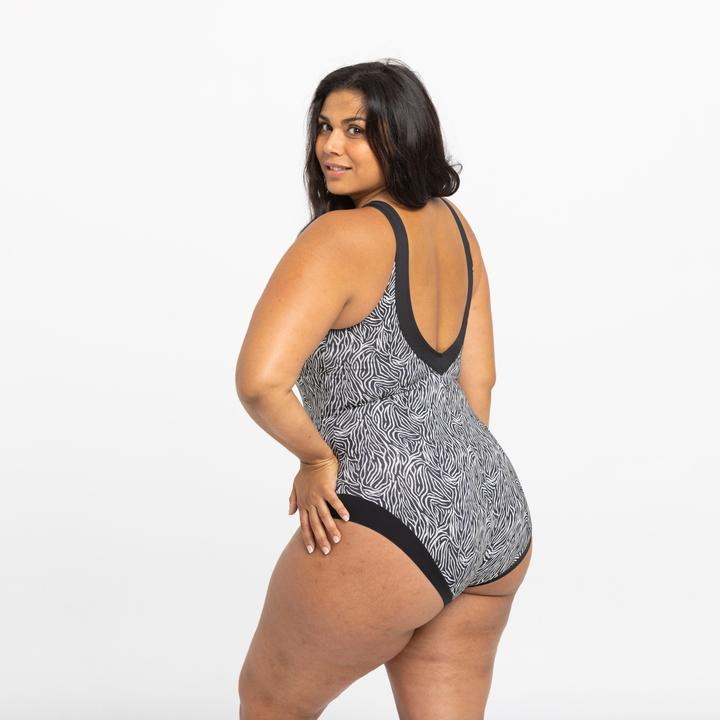 Image du produit Nabaiji Maillot de bain femme Clara Zeb noir (44)