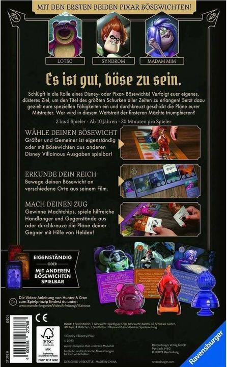 Produktbild Ravensburger Disney Villainous (Deutsch)