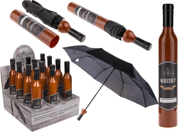 Out of the blue Taschenschirm Whisky Flasche